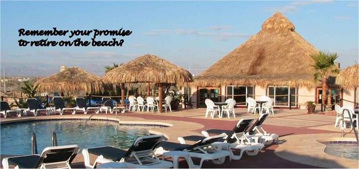 San Felipe Mexico Real Estate Pool Restaurant